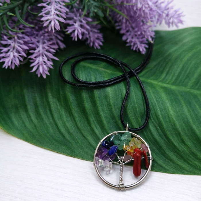 Pingente de árvore dos chakras