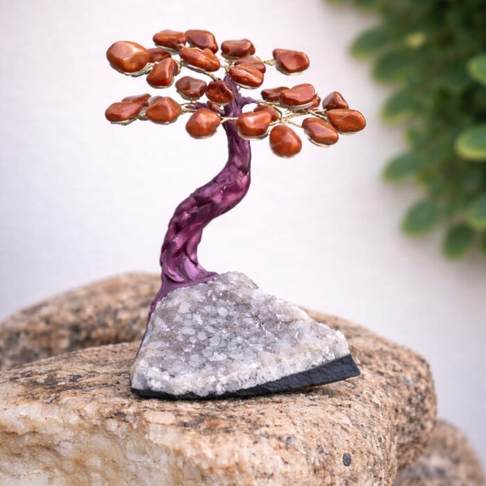 Árvore da Felicidade em Jaspe Vermelho - Nº3