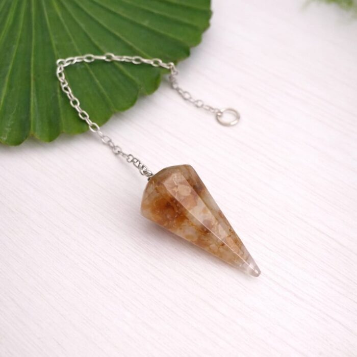 pêndulo quartzo hematóide