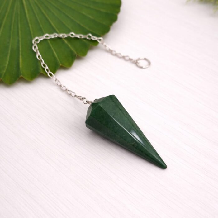 pêndulo quartzo verde