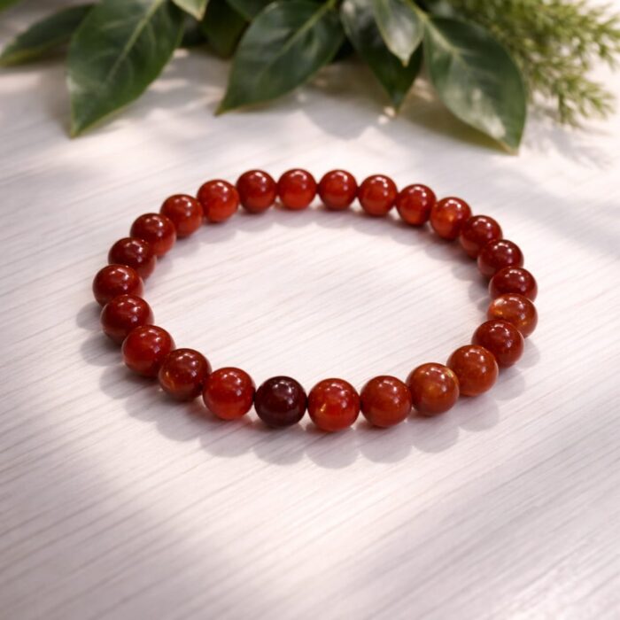 Pulseira de Ágata de Fogo