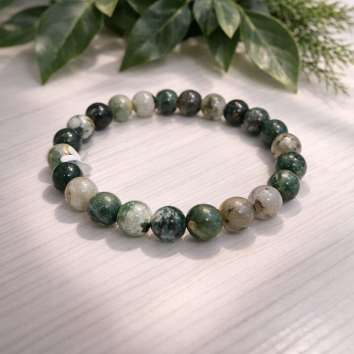 Pulseira de Ágata Musgo 1