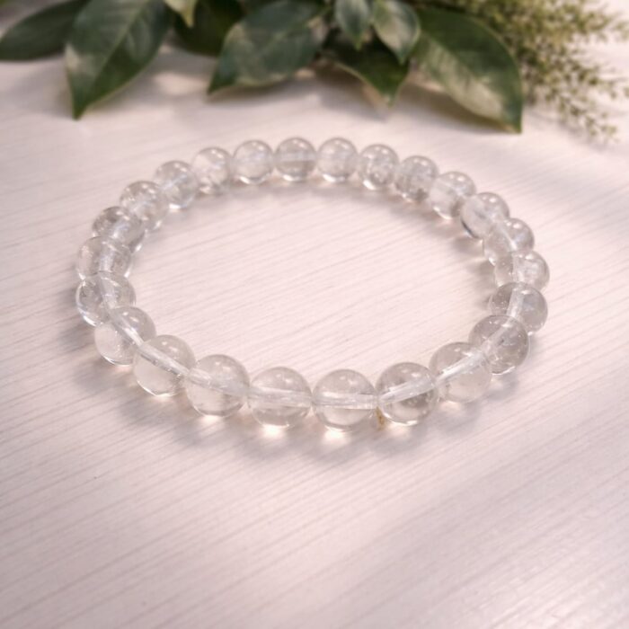 Pulseira de Cristal Transparente