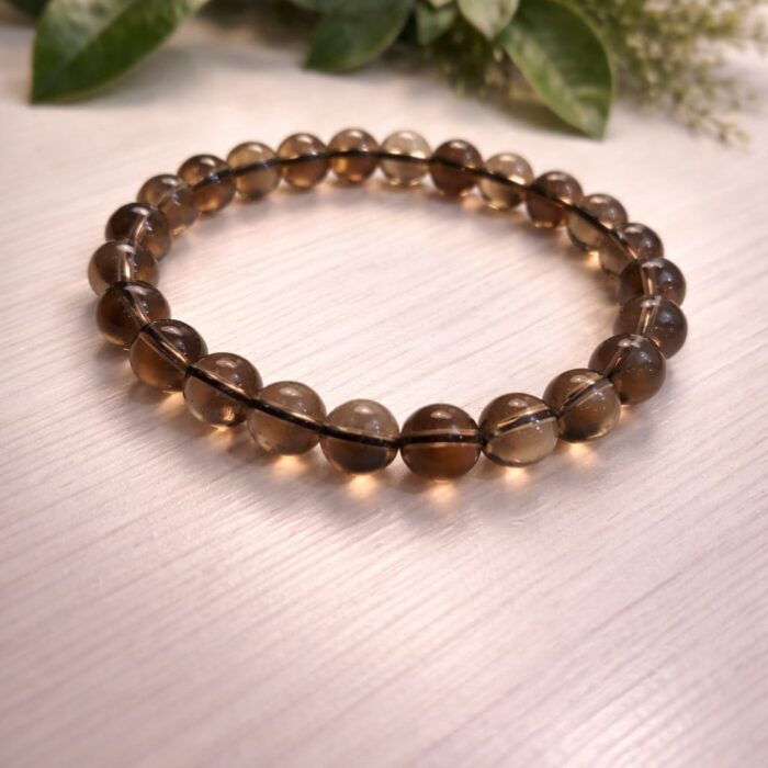 Pulseira de Quartzo Fumê 2