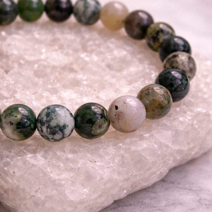 Pulseira de Ágata Musgo 2