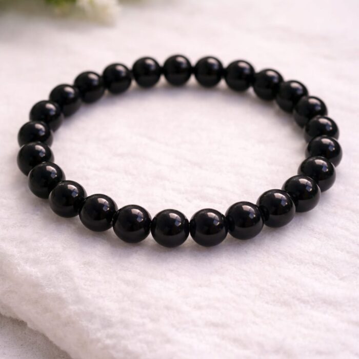 Pulseira de Obsidiana Negra