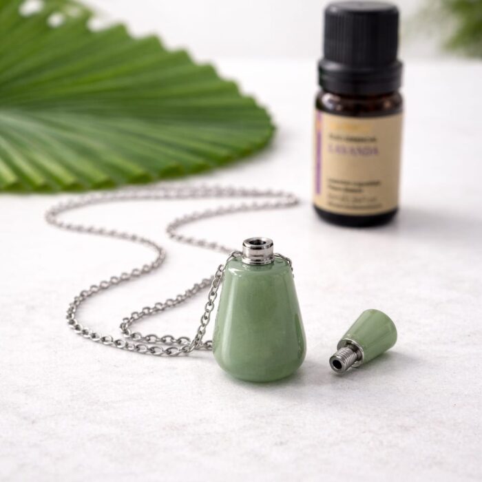 Colar Difusor de Quartzo Verde 2