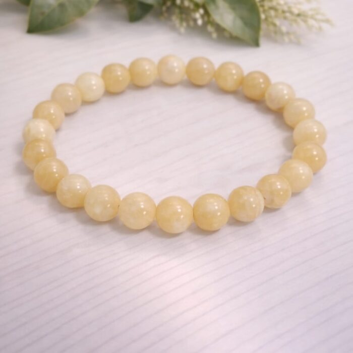 Pulseira de Calcita Amarela