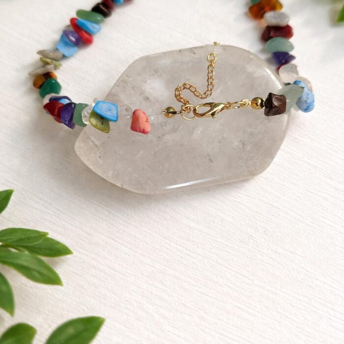 Colar de Cascalhos Pedras Variadas 2