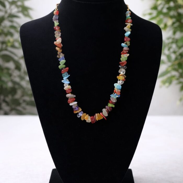 Colar de Cascalhos Pedras Variadas 1