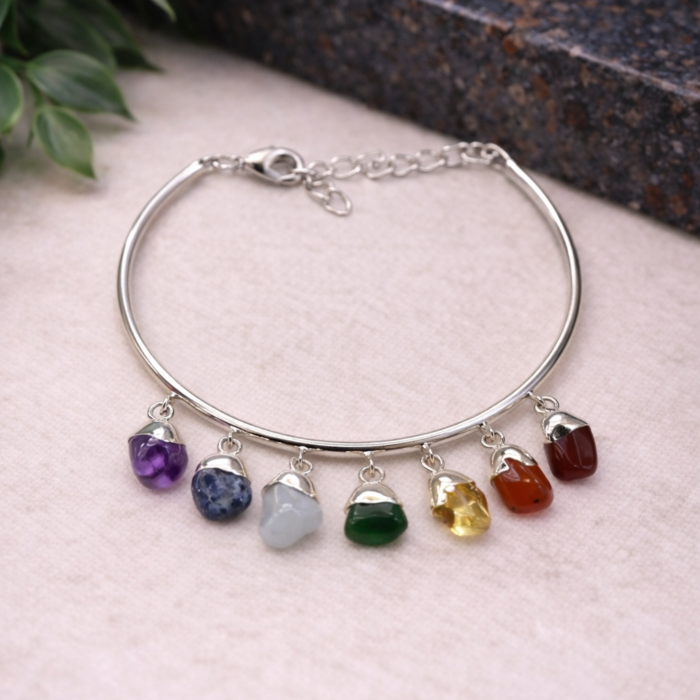 Bracelete Chakras - Prateado #2