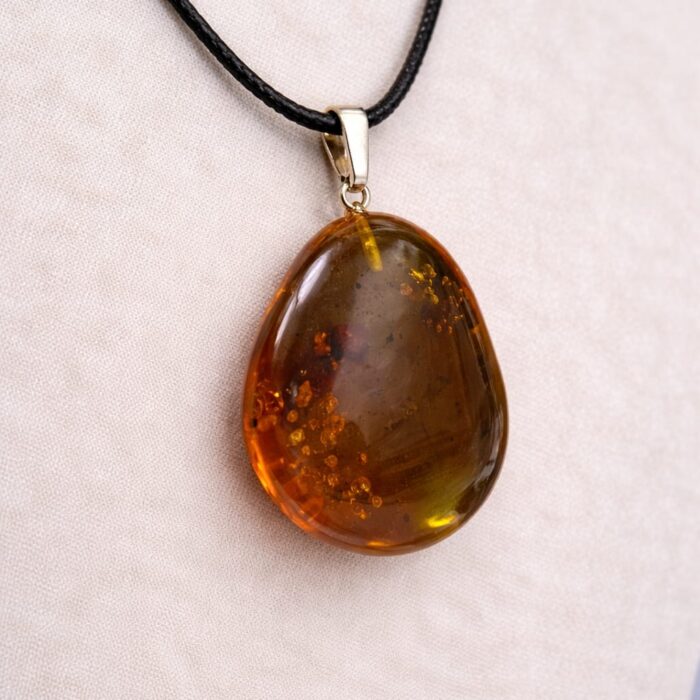 Pingente de Âmbar em Prata 925 2