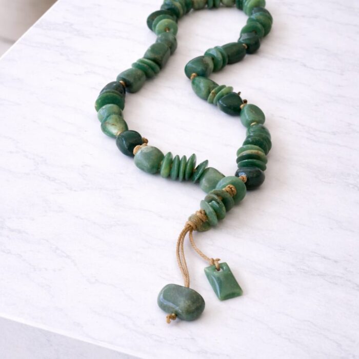 Colar de mesa – Quartzo Verde
