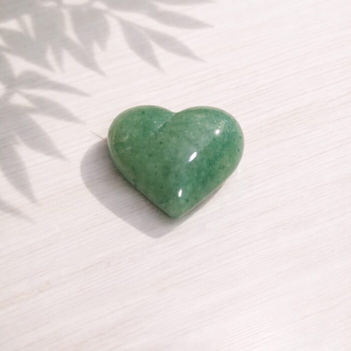 Coração de Quartzo Verde - 20 a 30gr