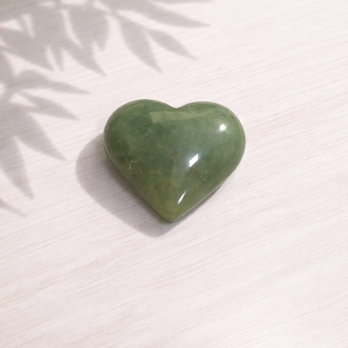 Coração de Quartzo Verde - 40 a 50gr