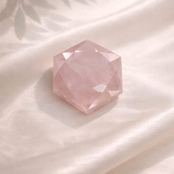 Estrela de Davi – Quartzo Rosa #2