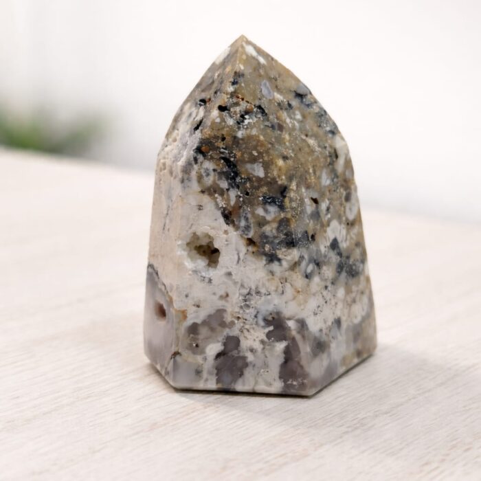 Ponta de Ágata Dendrítica - 81gr 2