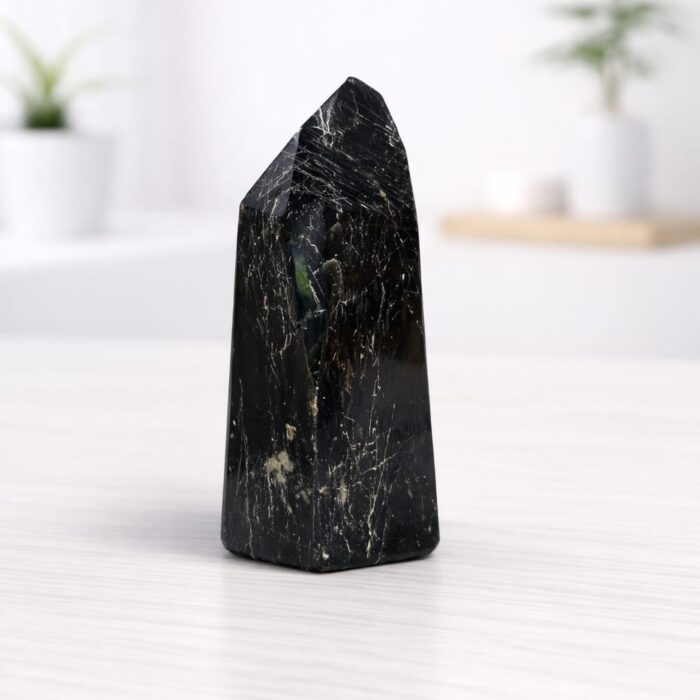 Ponta de Obsidiana Negra - 243gr 2