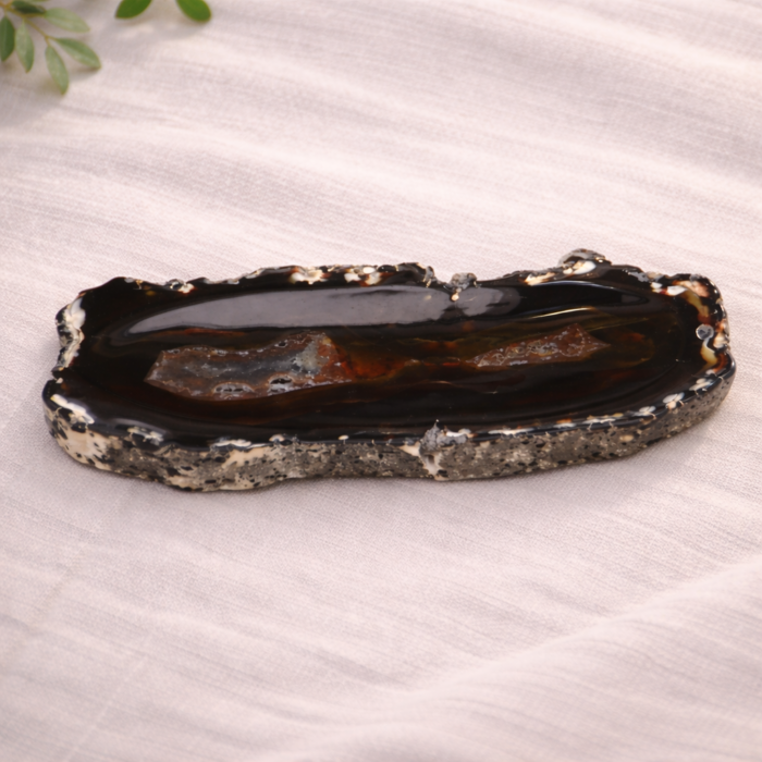 Incensário de Ágata Natural - 320gr #2