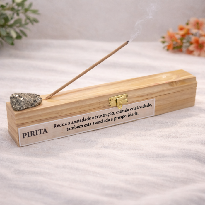 Incensário e Porta Incenso de Pirita #1