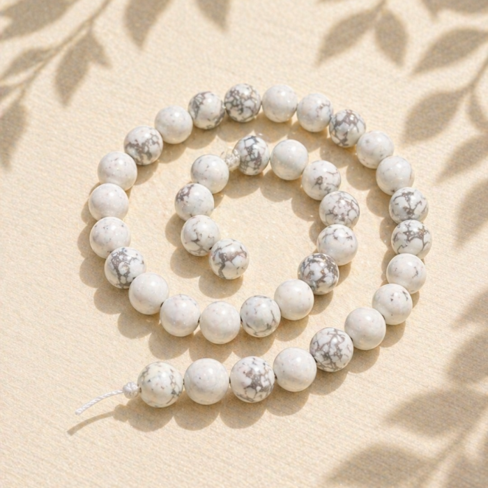 Fio de Esferas 8mm - Howlita