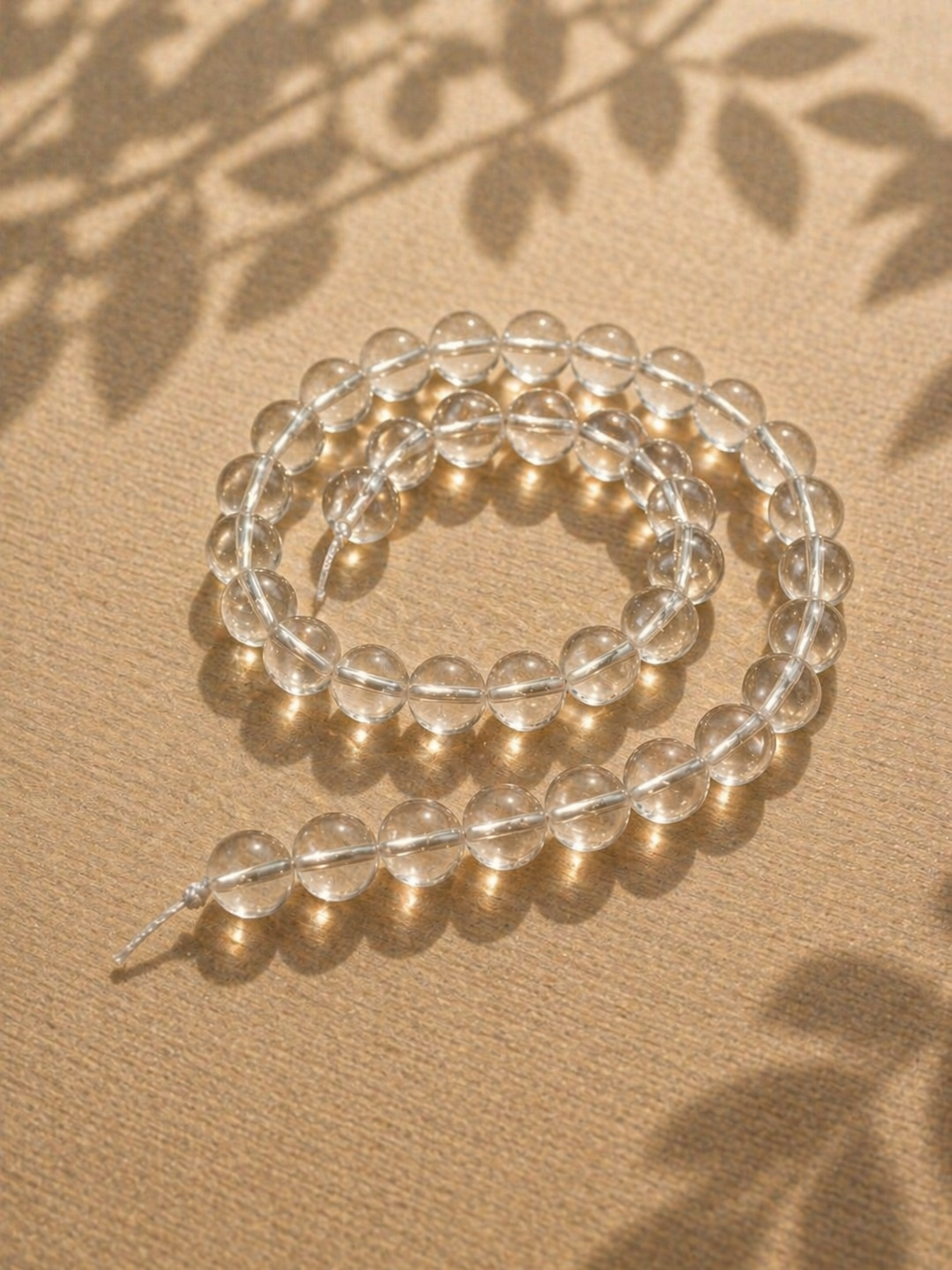 Fio de Esferas 8mm - Cristal Fio de Esferas 8mm - Cristal