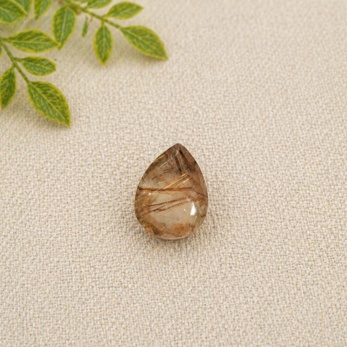 Quartzo Rutilado Facetado - 14.5ct 1