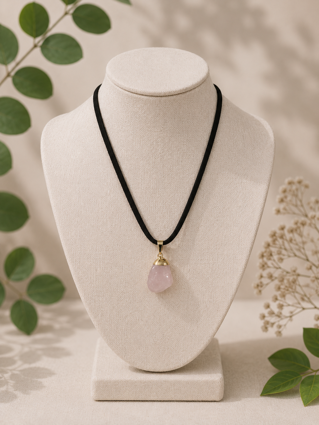 Pingente Signo – Touro: Quartzo Rosa #2 Pingente Signo – Touro: Quartzo Rosa #2