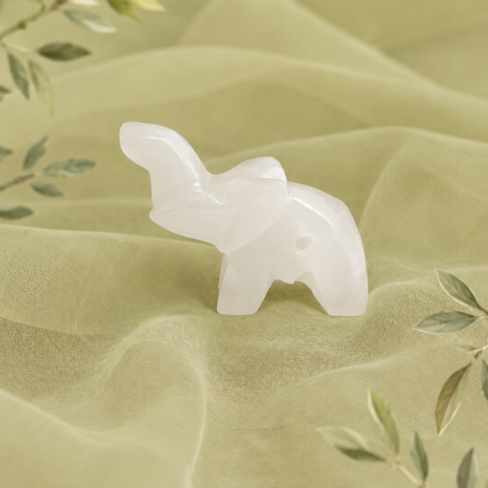 Elefante de Ônix Claro (M)
