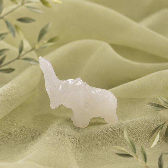 Elefante de Ônix Claro (P)