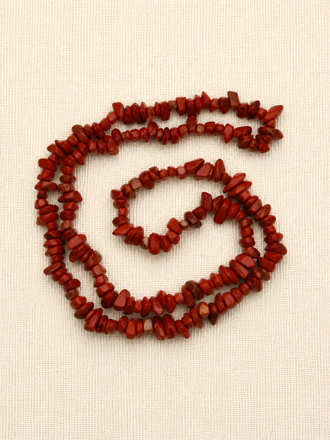Fio de Cascalho – Jaspe Vermelho